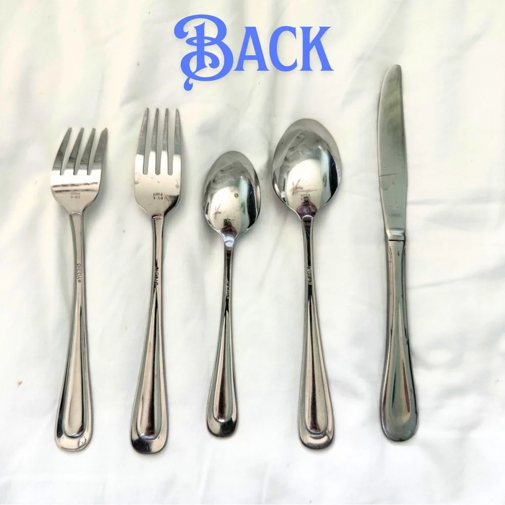 Oneida Flight Stainless Steel Flatware Set Service for 6 Never Used 28 Pieces